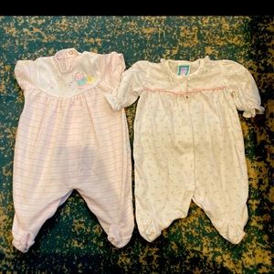 Vintage “Little Me” set of Rompers